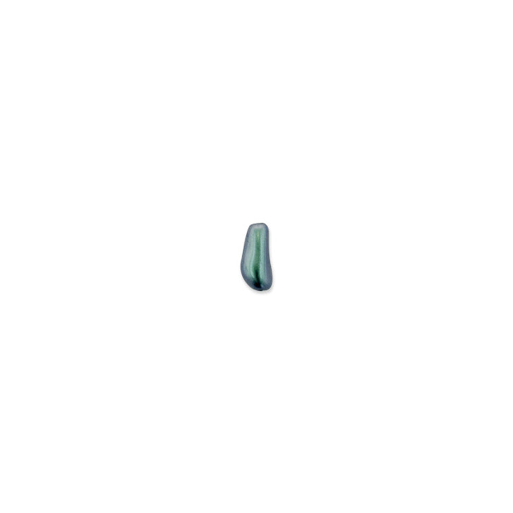 PRESTIGE Crystal, #5844 Baroque Elongated Pearl Bead 10mm, Iridescent Tahitian Look (1 Piece)