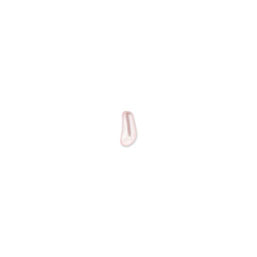 PRESTIGE Crystal, #5844 Baroque Elongated Pearl Bead 10mm, Rosaline (1 Piece)