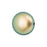 PRESTIGE Crystal, #5860 Coin Pearl Bead 12mm, Iridescent Green (1 Piece)