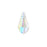 PRESTIGE Crystal, #6000 Swarovski Teardrop Pendant 11mm, Crystal AB (1 Piece)