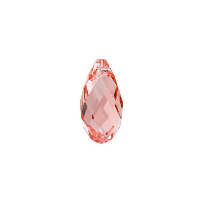 PRESTIGE Crystal, #6010 Briolette Pendant 13mm, Peach (1 Piece)
