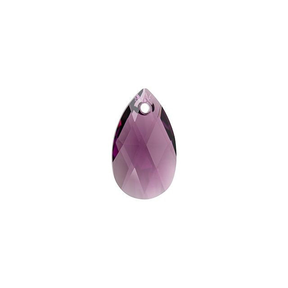 PRESTIGE Crystal, #6106 Pear-Shaped Pendant 16mm, Amethyst (1 Piece)