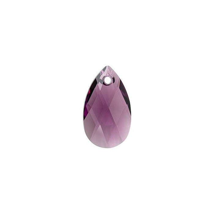 PRESTIGE Crystal, #6106 Pear-Shaped Pendant 16mm, Amethyst (1 Piece)
