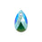 PRESTIGE Crystal, #6106 Pear-Shaped Pendant 16mm, Emerald Shimmer (1 Piece)