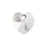 PRESTIGE Crystal, #6228 Heart Pendant 28mm, Crystal (1 Piece)