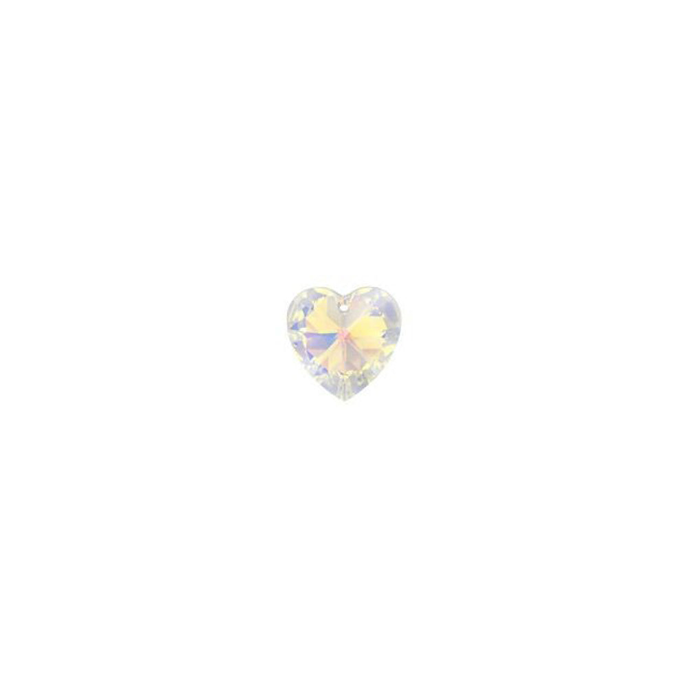 PRESTIGE Crystal, #6228 Swarovski Heart Pendant 10mm, Crystal AB (1 Piece)