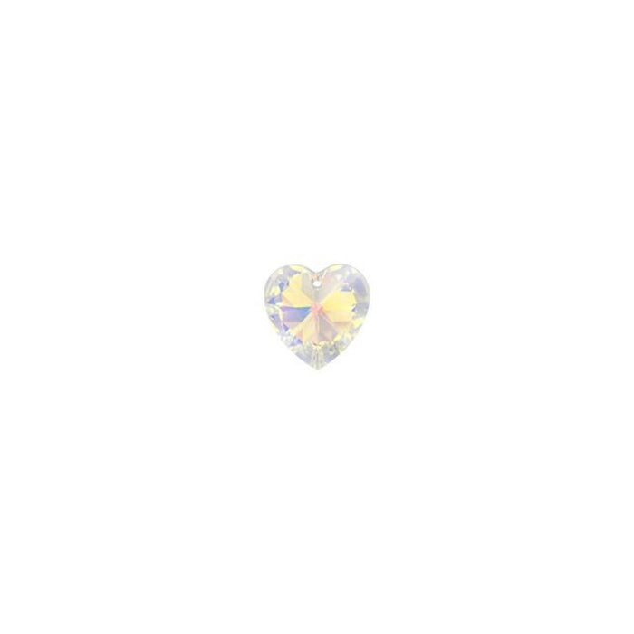 PRESTIGE Crystal, #6228 Swarovski Heart Pendant 10mm, Crystal AB (1 Piece)