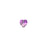 PRESTIGE Crystal, #6228 Heart Pendant 10mm, Crystal Vitrail Light (1 Piece)