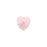 PRESTIGE Crystal, #6228 Heart Pendant 18mm, Light Rose (1 Piece)