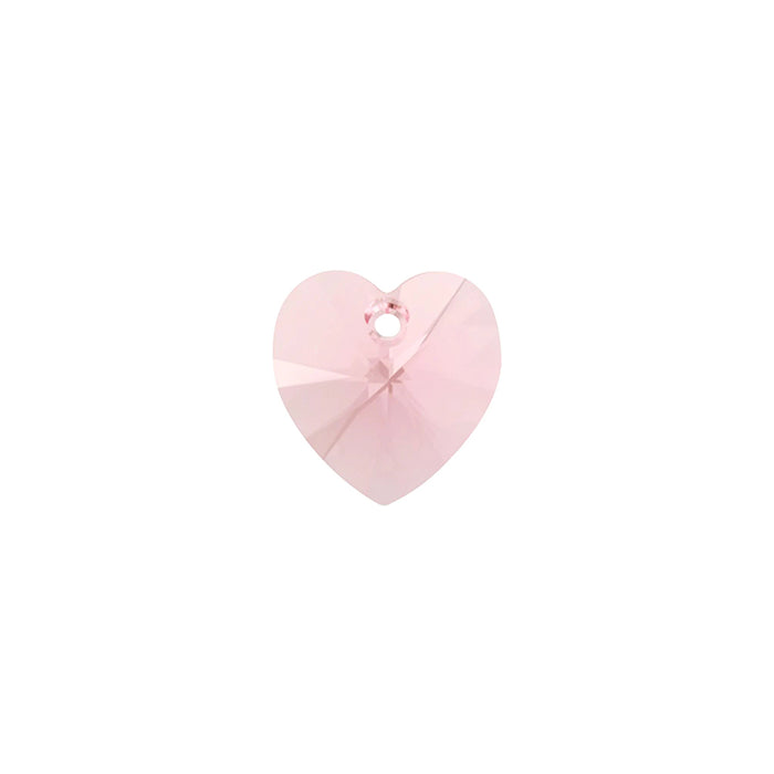 PRESTIGE Crystal, #6228 Heart Pendant 18mm, Light Rose (1 Piece)