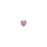 PRESTIGE Crystal, #6228 Heart Pendant 10mm, Light Rose Shimmer (1 Piece)