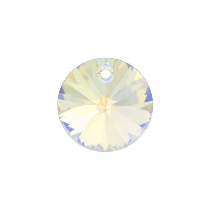 PRESTIGE Crystal, #6428 Swarovski Xilion Round Pendant 8mm, Crystal AB (1 Piece)