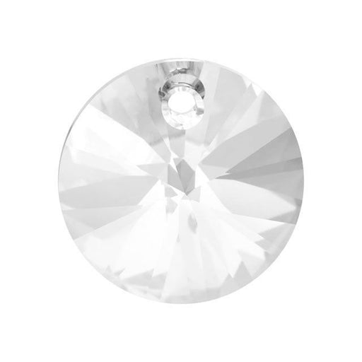 PRESTIGE Crystal, #6428 Xilion Round Pendant 12mm, Crystal (1 Piece)