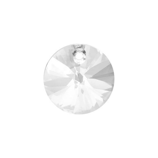 PRESTIGE Crystal, #6428 Swarovski Xilion Round Pendant 8mm, Crystal (1 Piece)