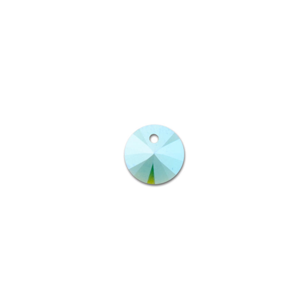 PRESTIGE Crystal, #6428 Xilion Round Pendant 6mm, Emerald Shimmer (1 Piece)