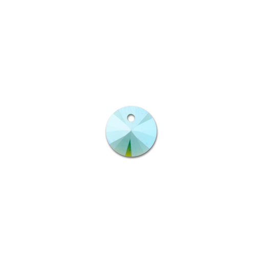 PRESTIGE Crystal, #6428 Xilion Round Pendant 6mm, Emerald Shimmer (1 Piece)