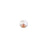 PRESTIGE Crystal, #6428 Xilion Round Pendant 6mm, Light Rose Shimmer (1 Piece)