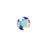 PRESTIGE Crystal, #6430 Round Classic Cut Pendant 8mm, Crystal AB (1 Piece)