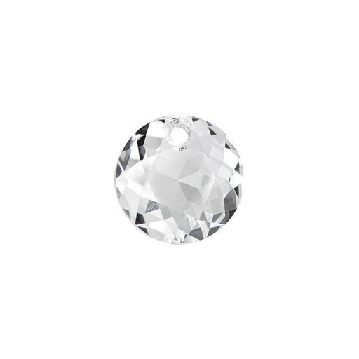 PRESTIGE Crystal, #6430 Swarovski Round Classic Cut Pendant 10mm, Crystal (1 Piece)