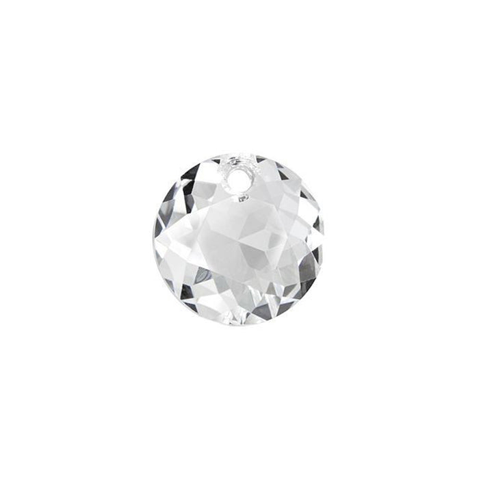PRESTIGE Crystal, #6430 Swarovski Round Classic Cut Pendant 10mm, Crystal (1 Piece)