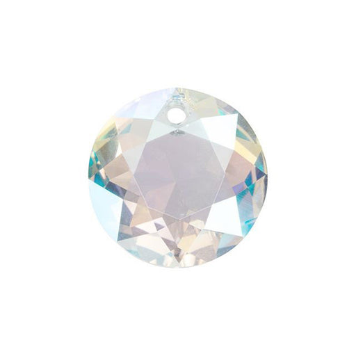 PRESTIGE Crystal, #6430 Round Classic Cut Pendant 14mm, Crystal Shimmer (1 Piece)
