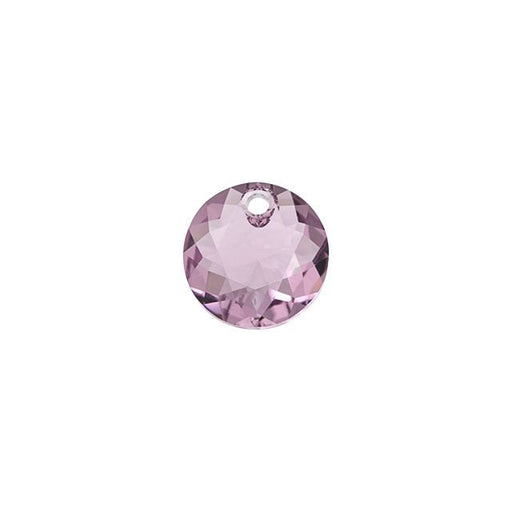 PRESTIGE Crystal, #6430 Swarovski Round Classic Cut Pendant 8mm, Light Amethyst (1 Piece)