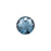 PRESTIGE Crystal, #6430 Round Classic Cut Pendant 10mm, Montana Sapphire (1 Piece)