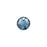 PRESTIGE Crystal, #6430 Swarovski Round Classic Cut Pendant 8mm, Montana Sapphire (1 Piece)