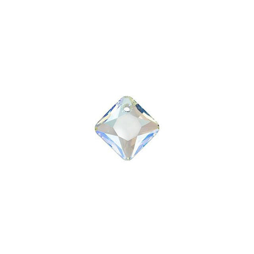 PRESTIGE Crystal, #6431 Swarovski Princess Cut Pendant 9mm, Crystal Shimmer (1 Piece)