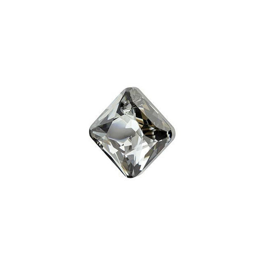PRESTIGE Crystal, #6431 Princess Cut Pendant 12mm, Crystal Silver Night (1 Piece)
