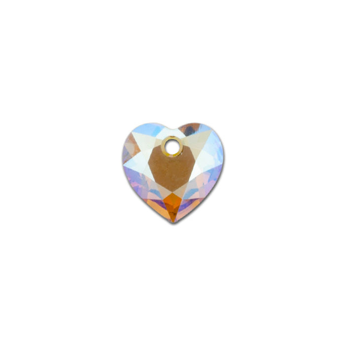 PRESTIGE Crystal, #6432 Heart Cut Pendant 11mm, Light Colorado Topaz Shimmer (1 Piece)