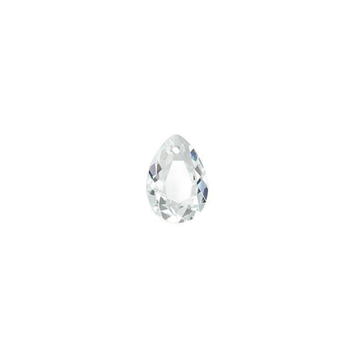 PRESTIGE Crystal, #6433 Pear Cut Pendant 9mm, Crystal (1 Piece)