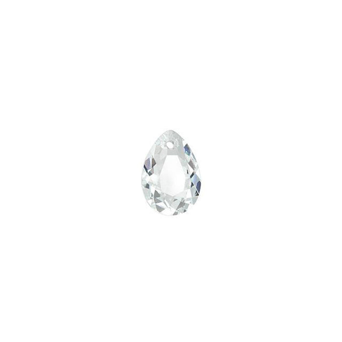 PRESTIGE Crystal, #6433 Pear Cut Pendant 9mm, Crystal (1 Piece)
