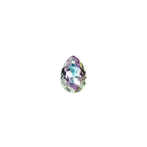 PRESTIGE Crystal, #6433 Pear Cut Pendant 9mm, Crystal Vitrail Light (1 Piece)