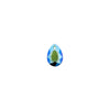 PRESTIGE Crystal, #6433 Pear Cut Pendant 16mm, Emerald Shimmer (1 Piece)