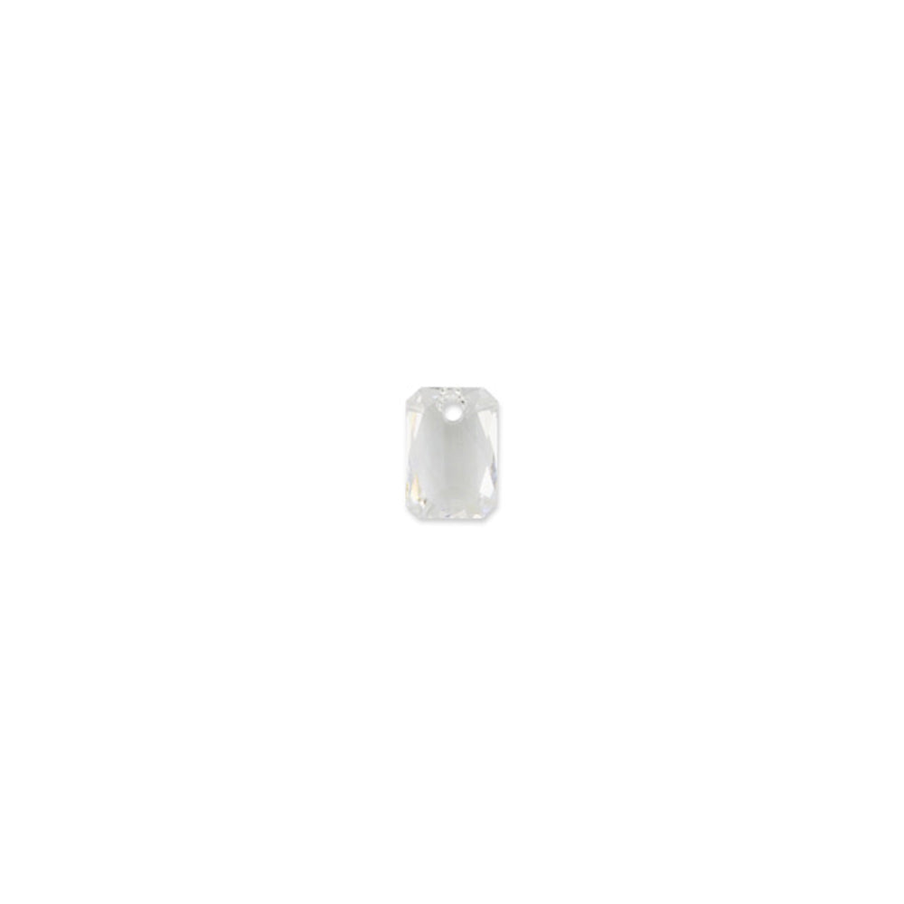 PRESTIGE Crystal, #6435 Emerald Cut Pendant 12mm, Crystal (1 Piece)