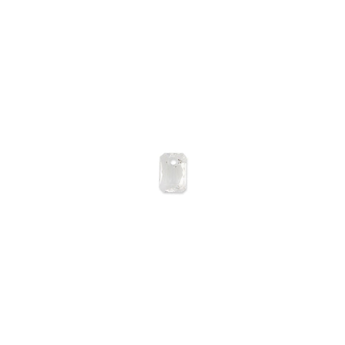 PRESTIGE Crystal, #6435 Emerald Cut Pendant 9mm, Crystal (1 Piece)