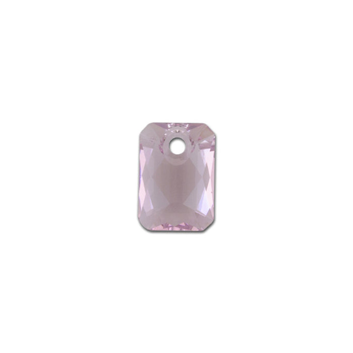 PRESTIGE Crystal, #6435 Emerald Cut Pendant 9mm, Light Amethyst (1 Piece)
