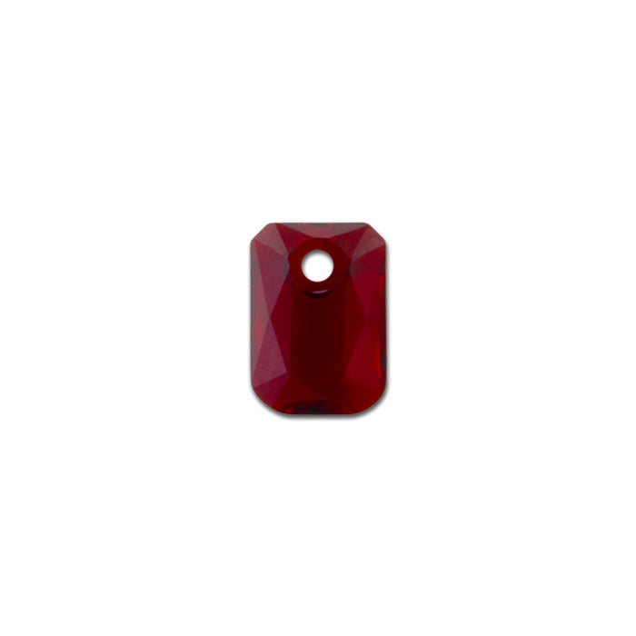 PRESTIGE Crystal, #6435 Emerald Cut Pendant 9mm, Siam (1 Piece)