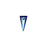 PRESTIGE Crystal, #6480 Spike Pendant 18mm, Bermuda Blue (1 Piece)