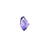 PRESTIGE Crystal, #6656 Swarovski Galactic Pendant 19mm, Tanzanite (1 Piece)