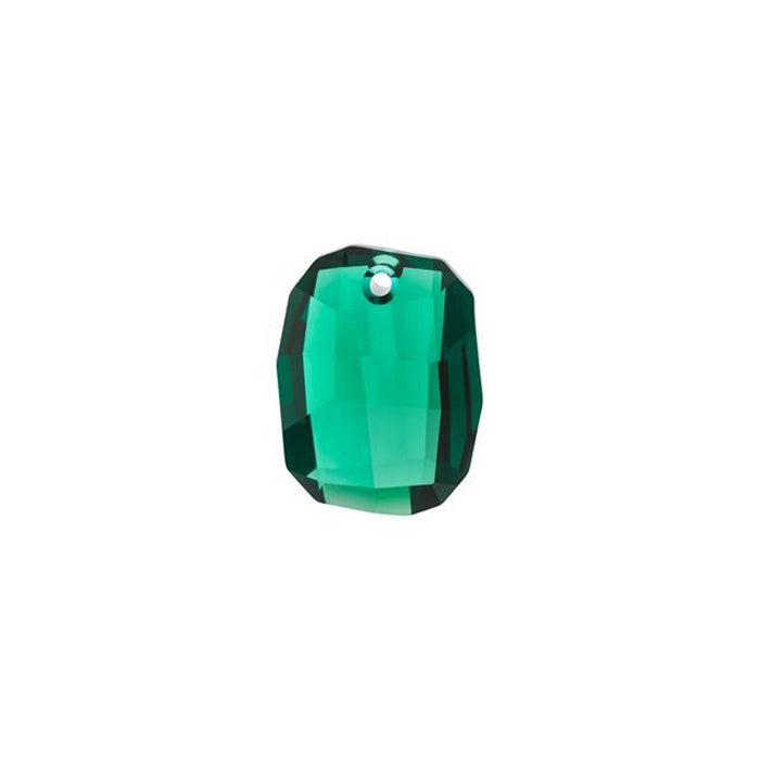 PRESTIGE Crystal, #6685 Graphic Pendant 19mm, Emerald (1 Piece)