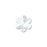 Swarovski Crystal, #6704 Swarovski Snowflake Pendant 20mm, Crystal AB (1 Piece)