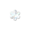 Swarovski Crystal, #6704 Swarovski Snowflake Pendant 20mm, Crystal AB (1 Piece)