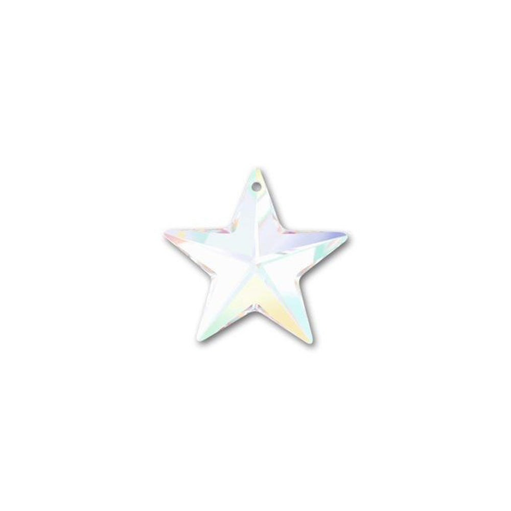 PRESTIGE Crystal, #6714 Star Pendant 20mm, Crystal AB (1 Piece)