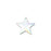 PRESTIGE Crystal, #6714 Star Pendant 20mm, Crystal AB (1 Piece)