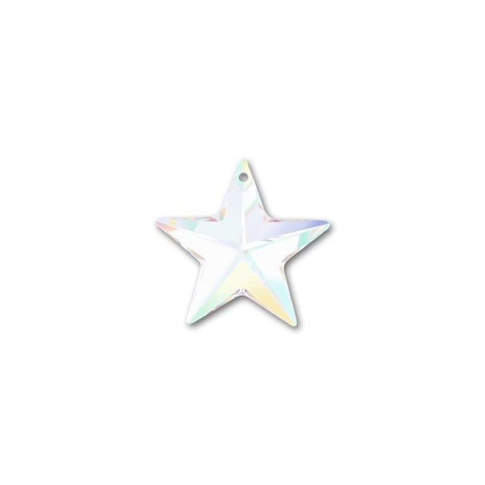 PRESTIGE Crystal, #6714 Star Pendant 20mm, Crystal AB (1 Piece)