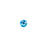 PRESTIGE Crystal, #H2038 Hotfix Round Flatback Rhinestone SS10, Electric Blue LacquerPRO DeLite (1 Piece)