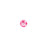 PRESTIGE Crystal, #H2038 Hotfix Round Flatback Rhinestone SS10, Electric Pink LacquerPRO DeLite (1 Piece)