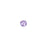 PRESTIGE Crystal, #H2038 Hotfix Round Flatback Rhinestone SS10, Lilac Shiny LacquerPRO (1 Piece)